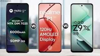 Moto G64 5g vs Realme P1 5g vs IQOO Z9x 5g || Price || Specs Comparison