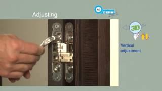 CEAM Concealed Hinge  3D hinges adjusting