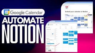 How To Import Google Calendar To Notion (Notion Automation Tutorial)