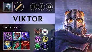 Viktor Mid vs Galio - KR Grandmaster Patch 25.S1.3