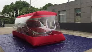 Inflatable Car Cover - A Full Cover Car Bubble #car covers #car bubble