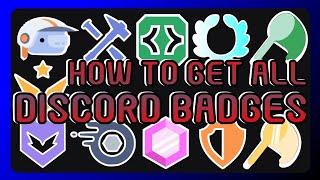 How To Get All Discord Badges New Updated 2024! | Discord Overview Tutorials PART 1