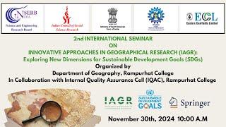 IAGR Conference 2024, November 30th, 2024 10:00 A.M