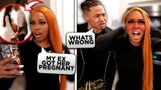 Getting MAD That My EX Got ANOTHER GIRL PREGNANT !! *PRANK ON BOYFRIEND*