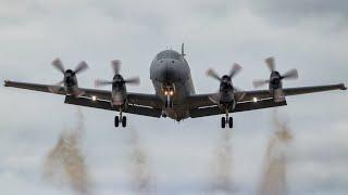 Thrilling CP-140 Aurora At Prestwick Airport