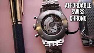 This Hand Wound Swiss Made Chronograph is Surprisingly Affordable and Very Well Made.