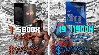 Intel Rocket Lake i9 11900k vs AMD Ryzen 7 5800x - Leaked Benchmarks, Game Performance, and 10900ks