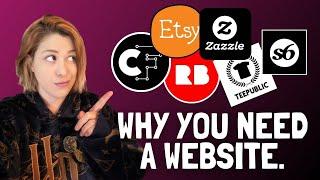 Selling on a MARKETPLACE? - 12 Reasons WHY You Need a Website!