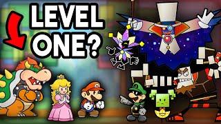 Can You Beat Super Paper Mario Without Leveling Up?