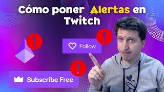  Cómo Poner Alertas en Twitch | Usando el Editor de Estudio de Twitch