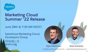 Salesforce Marketing Cloud Summer '22 Release Developer Highlights