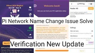 Different Account Name Pi Kyc Problem Solve| Pi Network Name Change Problem