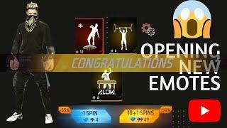 REDEEMING NEW EMOTES FROM EMOTE GACHA | LUCK ROYALE | GARENA FREE FIRE MAX