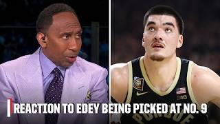 Stephen A. Smith explains why Zach Edey is a good pick for Grizzlies at No. 9 | 2024 NBA Draft