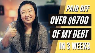 I Already Paid Off Over $6700 of My Debt - My Debt Free Journey 2021