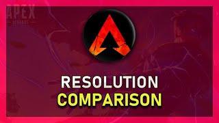 Apex Legends Resolutions Comparison (1080p, 992p, 900p, 768p, 720p)