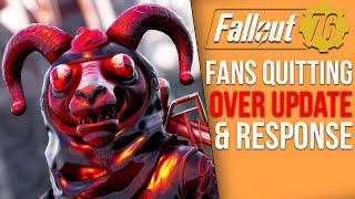 Fallout 76 News - Players Quit Over Update, Backlash Response, Mod Support, Quakecon New Details