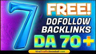 7 High DA 70 - 92 Websites  Create Instant Approval FREE Dofollow Contextual Backlinks List 2022