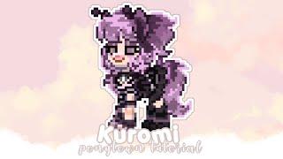 ⋆˙Pony Town⋆˙  ∘₊─Kuromi Tutorial─₊∘   •°SANRIO FRIENDS°•  ⋆˙ by szha ⋆˙