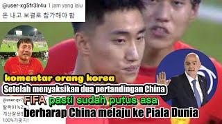 komentar orang korea || jika tiongkok ingin masuk ke piala dunia harus menjadi tuan rumah