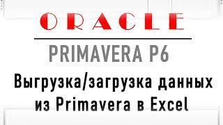 Как загрузить данные из Excel в Primavera P6. Как выгрузить данные из Primavera P6 в Excel