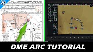 How To Do a DME Arc | Intercept Localizer from a DME Arc - Microsoft Flight Simulator