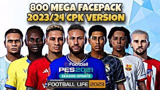 Pes 2021 & Football life New Mega Facepack Season 2023/2024 CPK Version | Option File Patch 23/24