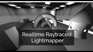 Realtime progressive lightmapper: stages and incremental rendering