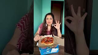 UNBOXING Domino's NEWLY LAUNCHED RED HOT Pizzas #foodshorts #foodchallenge