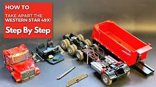 How To Take Apart the Western Star 49x RC Truck Step by Step | Disassembly and Upgrade options!