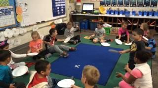 Watch kindergartners play sight word game