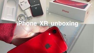  iPhone XR Unboxing + accessories