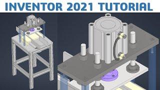 Inventor 2021 Tutorial #180 | 3D Tube & Pipe run ,Router basic beginners | CADCAM TUTORIAL