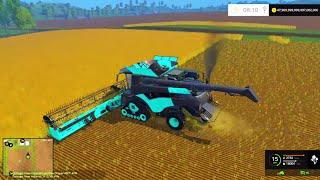 Farming Simulator 15 |Cultivation and harvesting of conola - all machines 100 meters