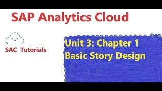 12. How to Design Basic Story in SAC ( SAP Analytics cloud)