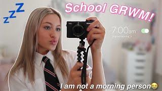 SCHOOL GRWM *year11School morning routine UK 2022