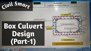 BOX CULVERT DESIGN (PART-1)