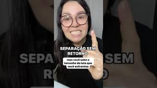 Separação sem retorno