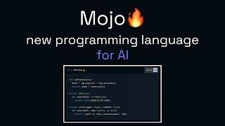 Mojo  — a new programming language for AI developers (first look)