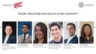 EdTech & Education: Debate: Should big tech stay out of the classroom?