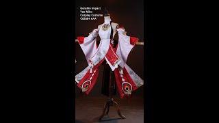 Genshin Impact Yae Miko Cosplay Costume Dressing Tutorial & Showcase