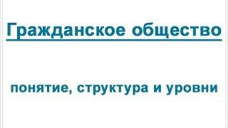 Гражданское общество: понятие и структура гражданского общества