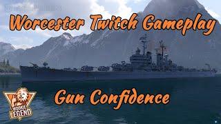 World of Warships | Worcester - Gun Confidence | Wookie Legend