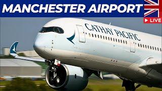 Airport watch - LIVE!  |  Manchester  EGCC  |  Airliner action & welcoming chat  | Sat 28 Sep 24