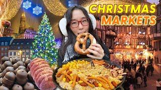 French CHRISTMAS MARKET TOUR  Food & Shopping in Strasbourg!