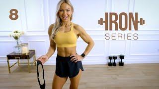 IRON Series 30 Min Glutes & Hamstrings Workout - Hip Thrusts / RDL | 8