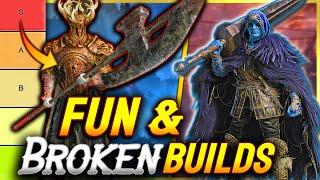 Elden Ring: NEW TOP 8 FUN & BROKEN BUILDS! ᴘᴀᴛᴄʜ 𝟷.𝟷𝟶