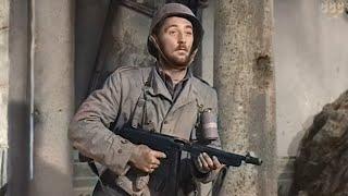 Action, War | Story of G.I. Joe (1945) | Robert Mitchum | Colorized movie | subtitles