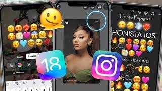  Full iOS INSTAGRAM On Android 2025 iOS 18 Emojis + Round Edge Story | NEW Honista Update 