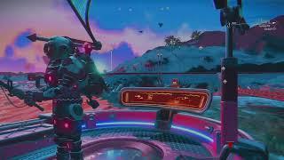 No man’s sky Aquarius update sunrise fishing on the new skiff